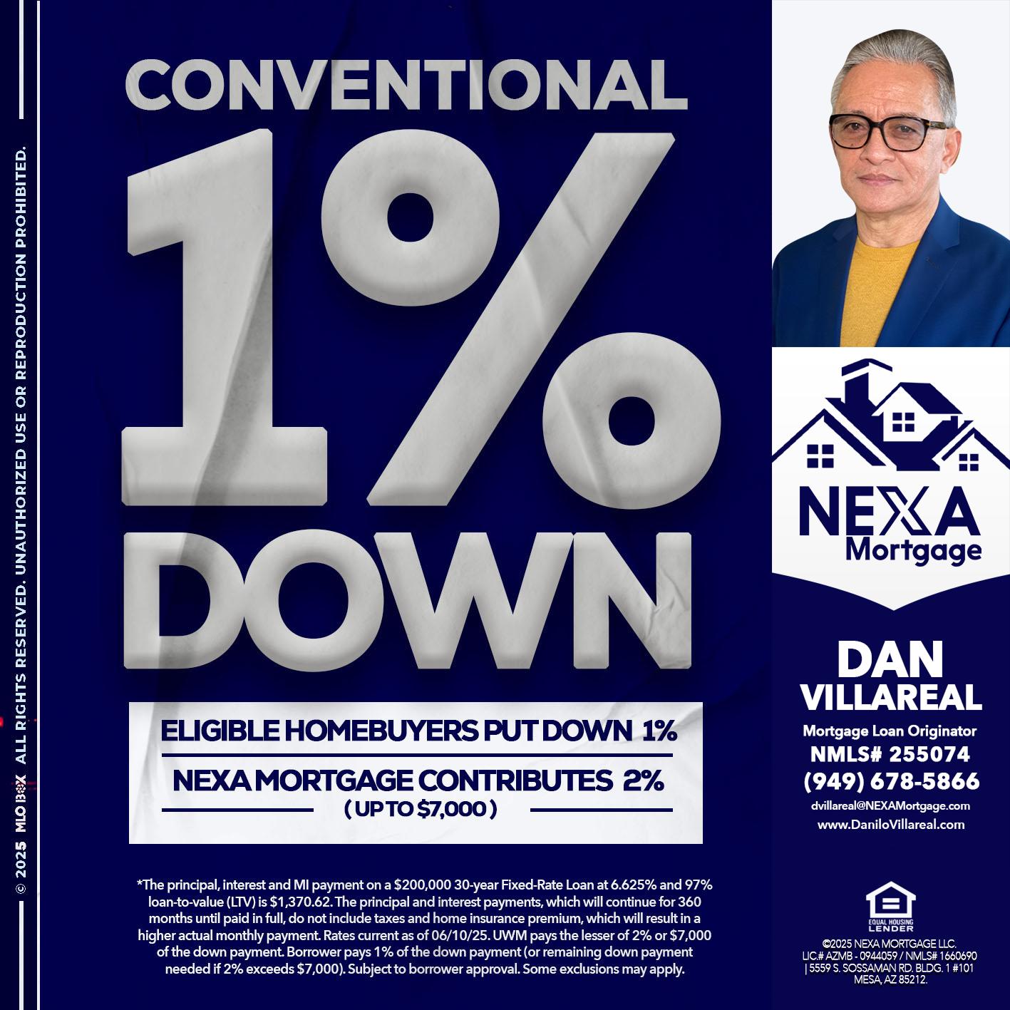 CONVENTIONAL - Dan Villareal -Mortgage Loan Originator