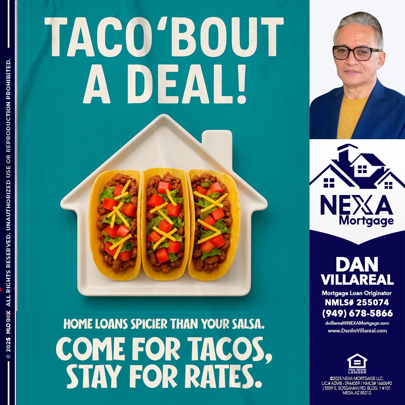 TA-CONVERSEMOS - Dan Villareal -Mortgage Loan Originator