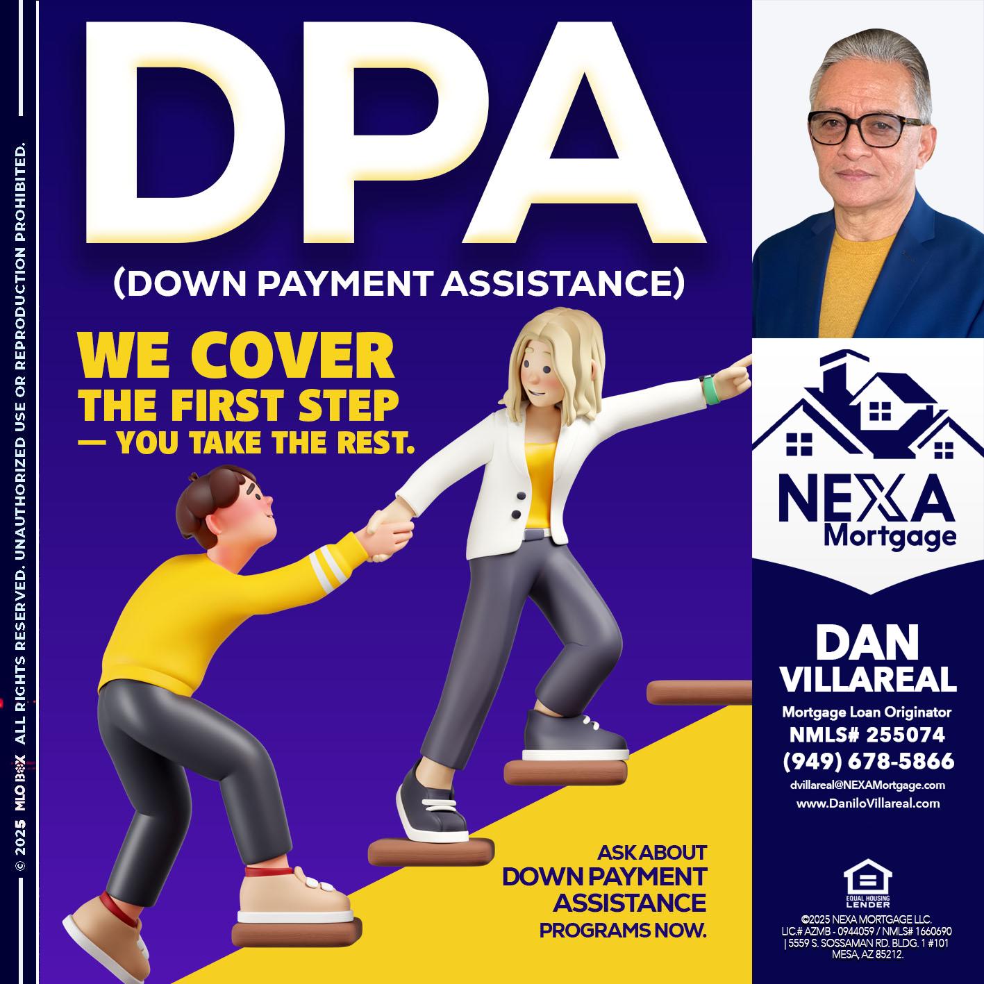 DPA LOANS - Dan Villareal -Mortgage Loan Originator