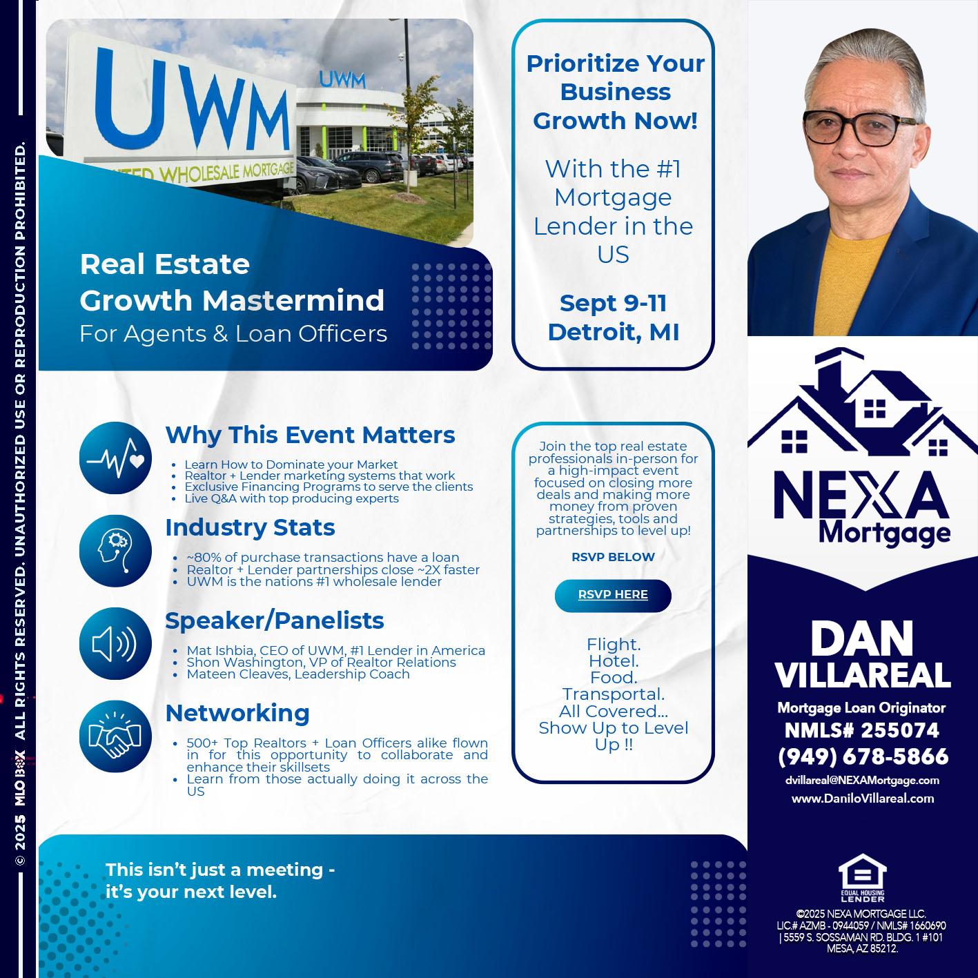 DETROIT TRIP - Dan Villareal -Mortgage Loan Originator