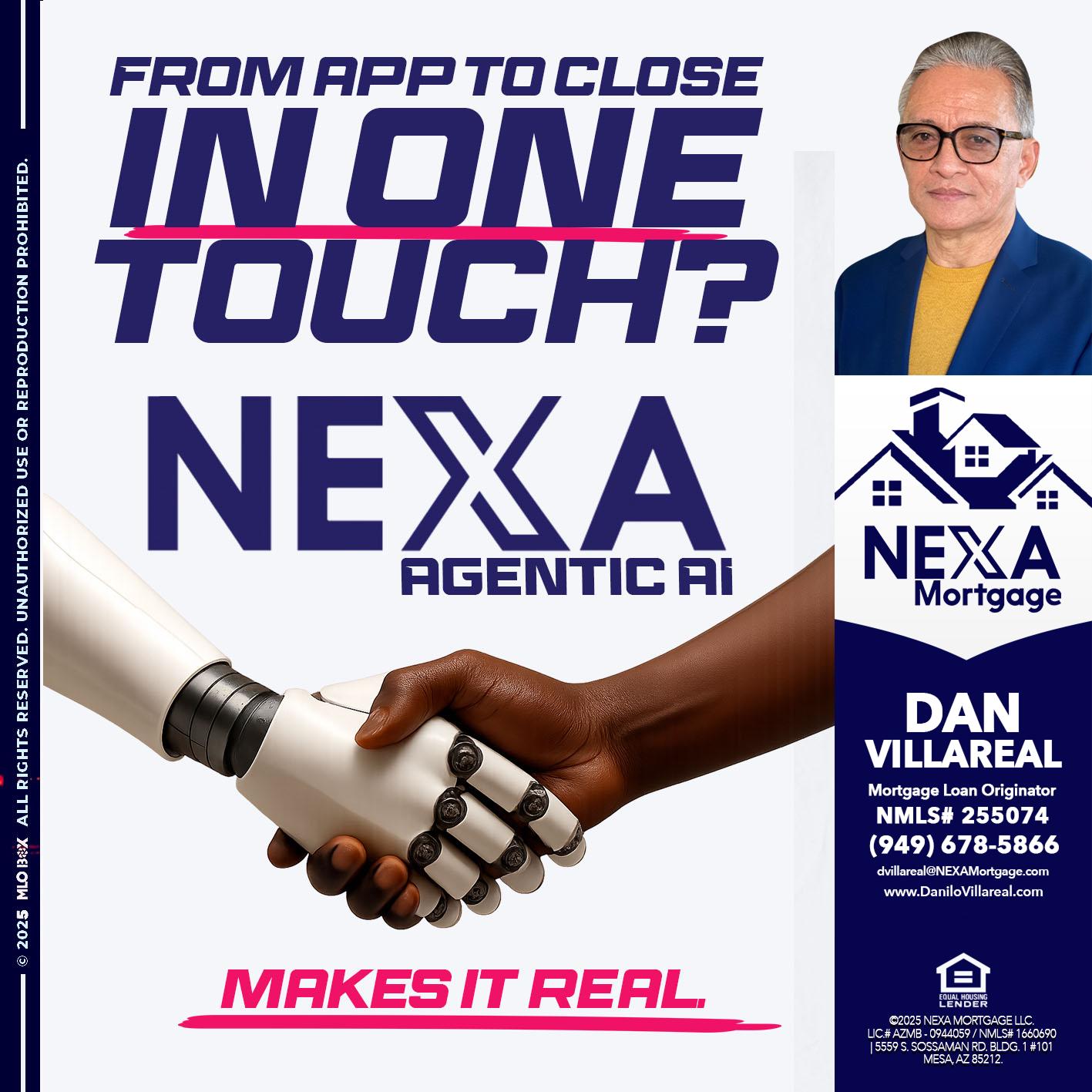 IN ONE TOUCH - Dan Villareal -Mortgage Loan Originator