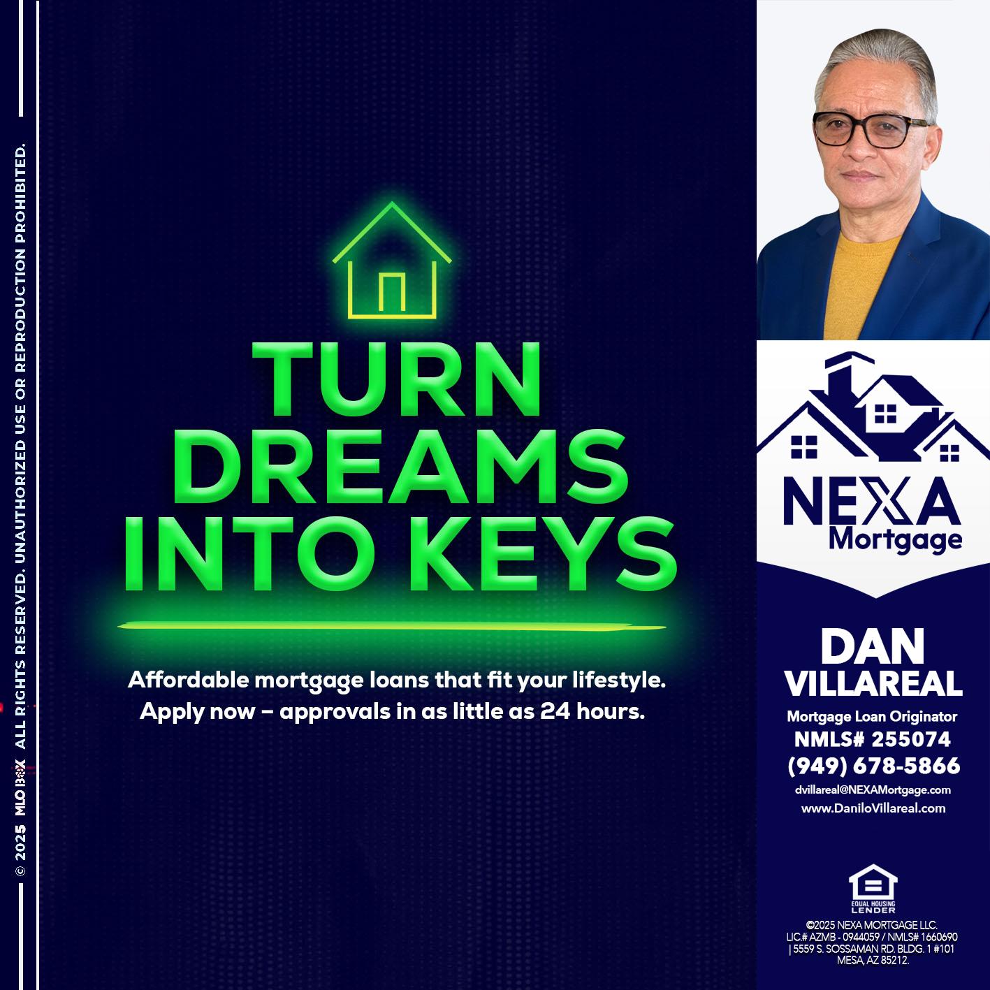 turn dreams - Dan Villareal -Mortgage Loan Originator