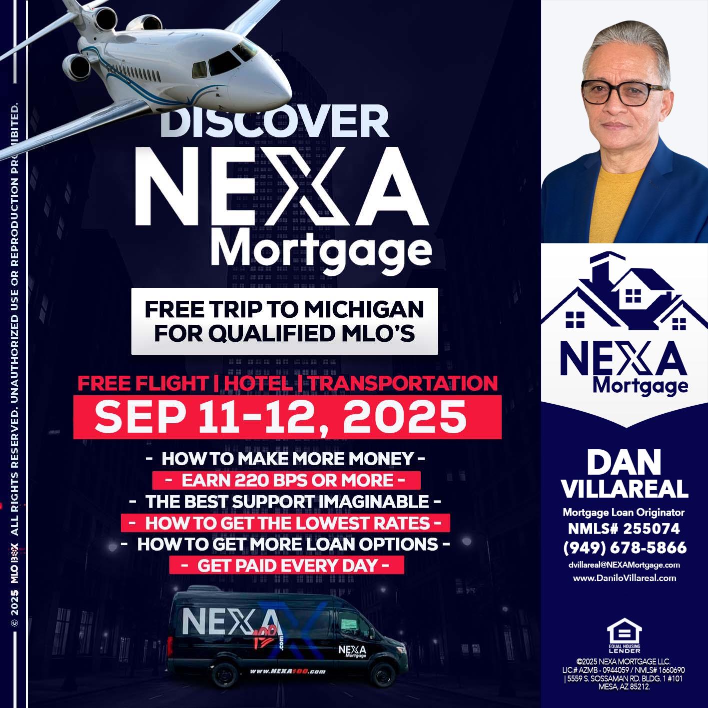 DISCOVER NEXA MORTGAGE - Dan Villareal -Mortgage Loan Originator