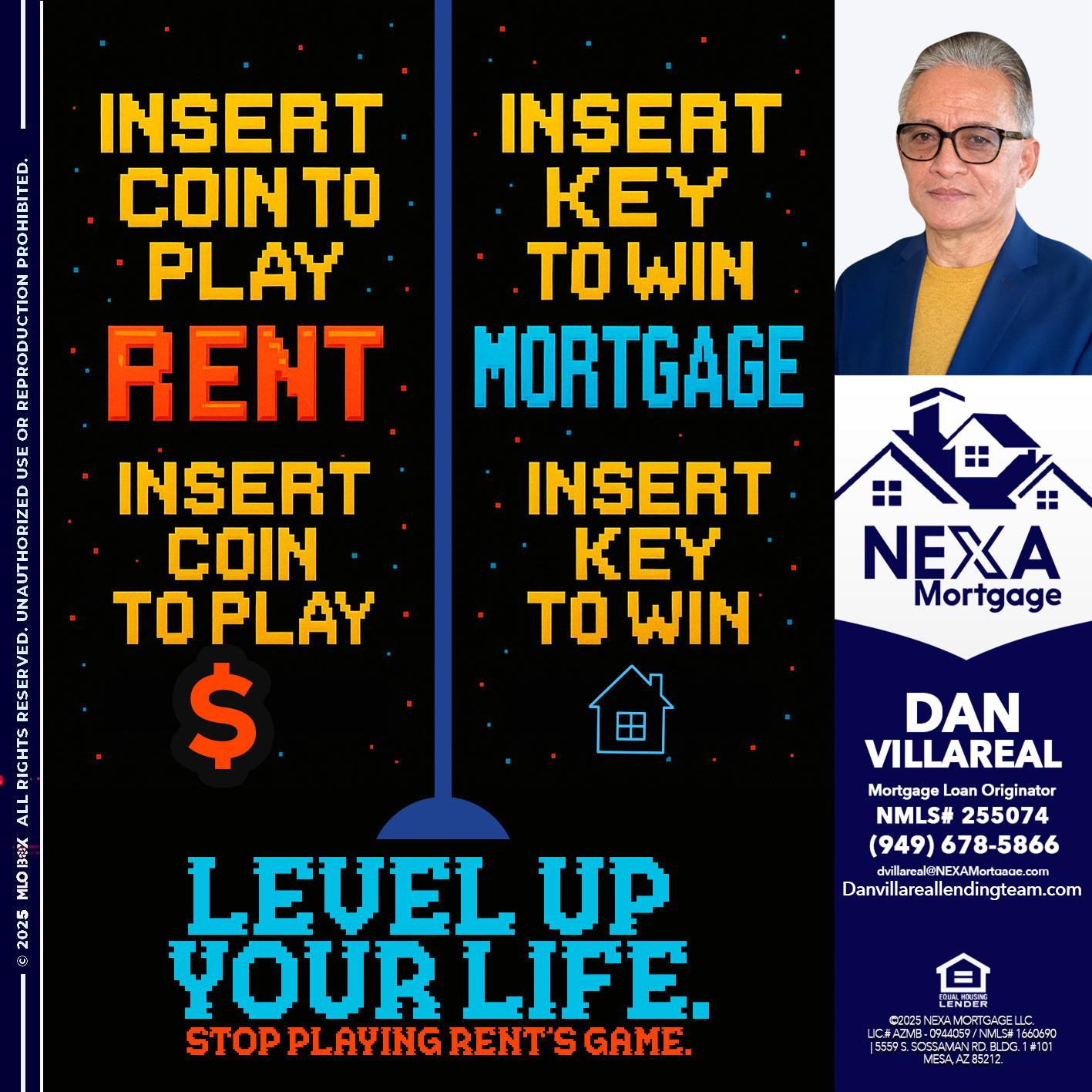 INSERT COIN - Dan Villareal -Mortgage Loan Originator