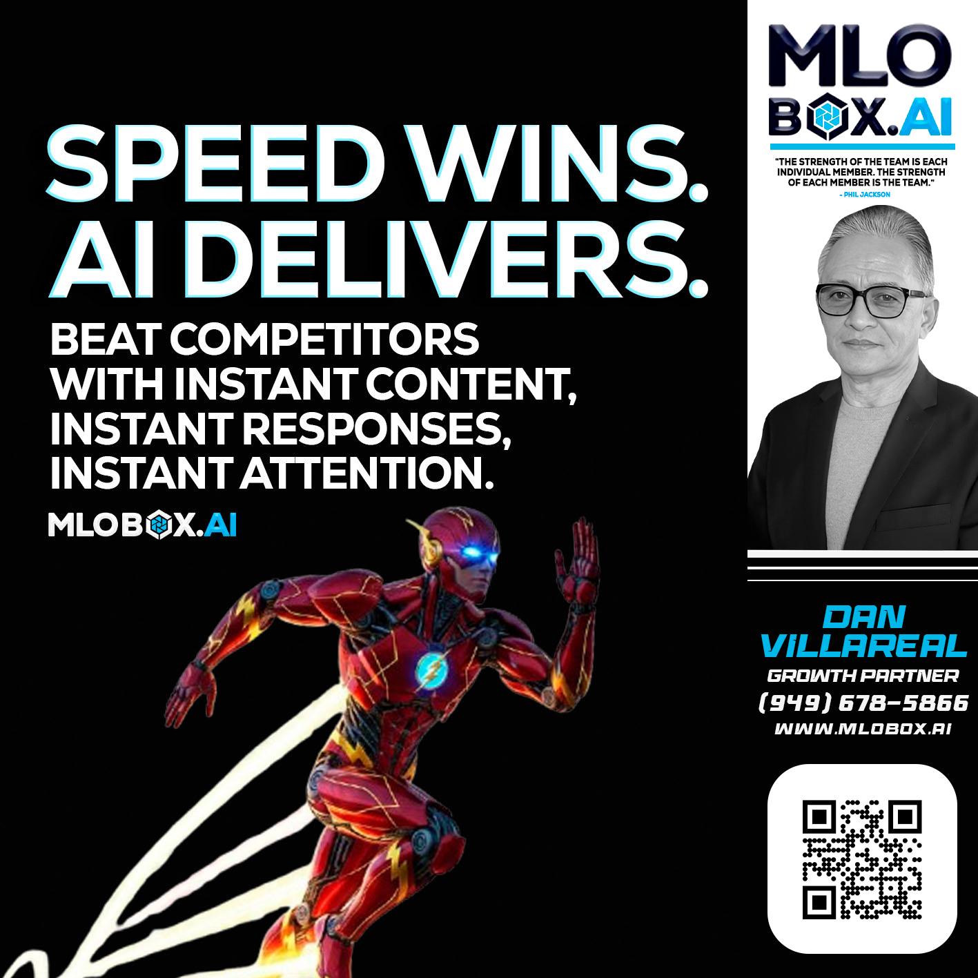 SPEED WINS - Dan Villareal -Mortgage Loan Originator