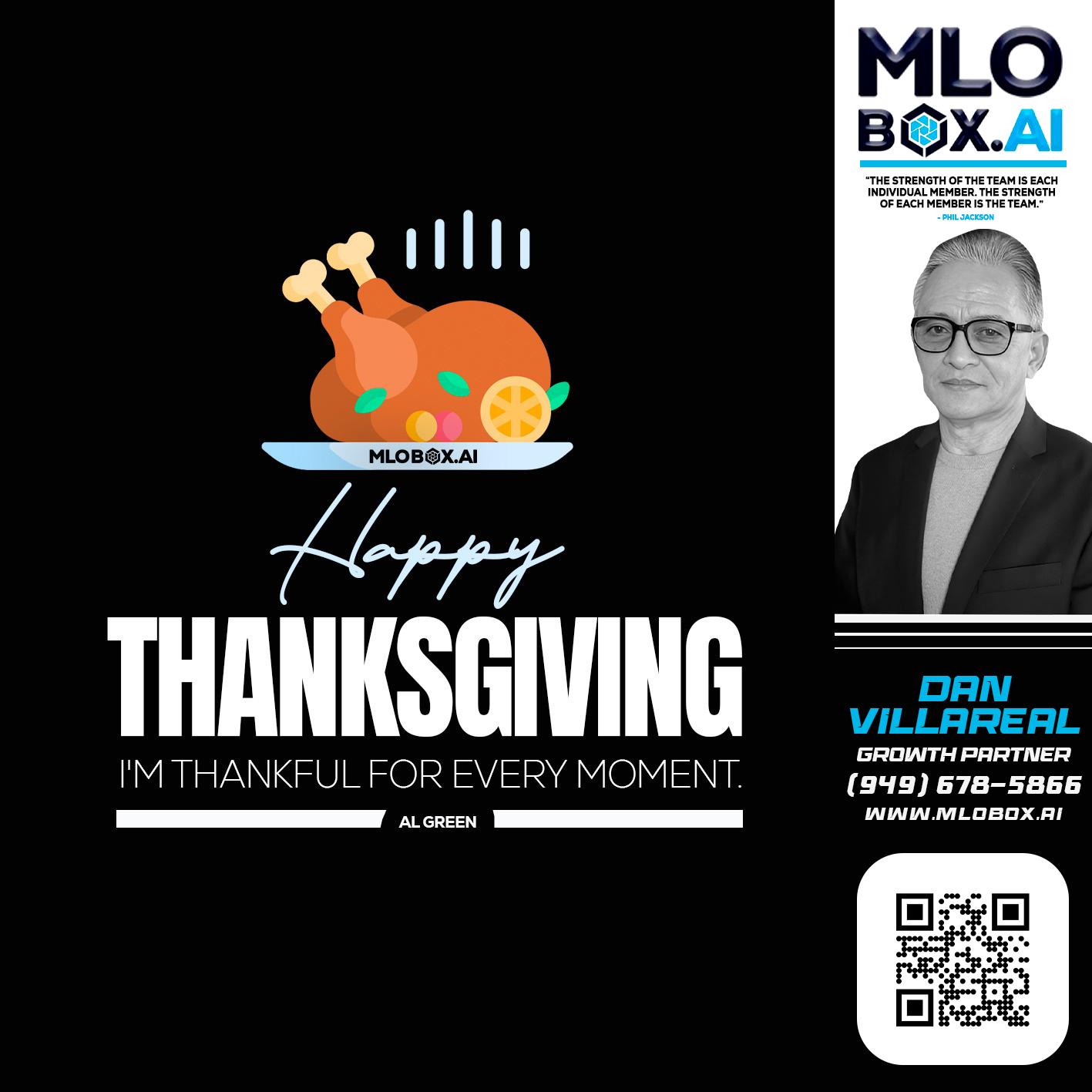 HAPPY THANKSGIVING - Dan Villareal -Mortgage Loan Originator