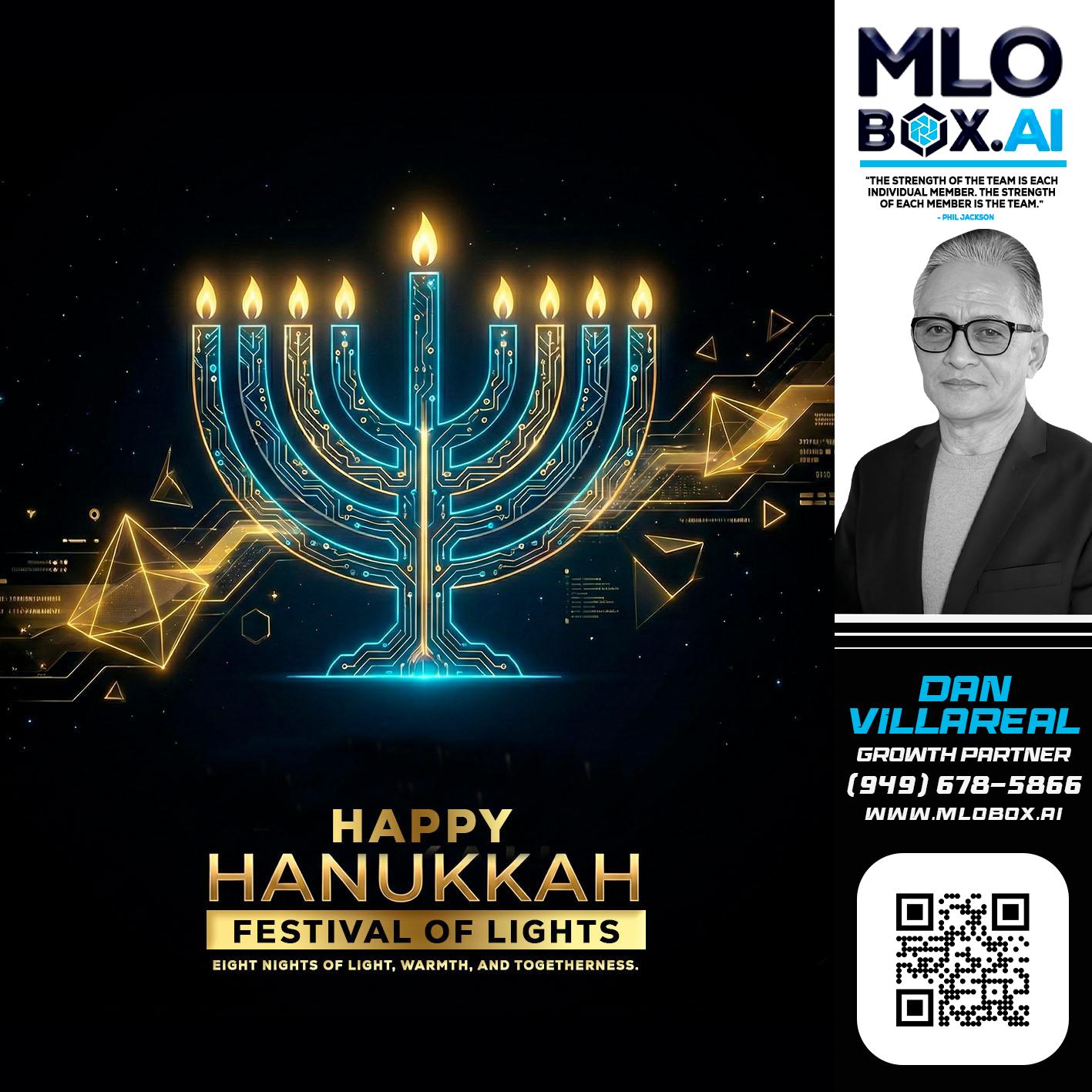 happy Hanukkah - Dan Villareal -Mortgage Loan Originator
