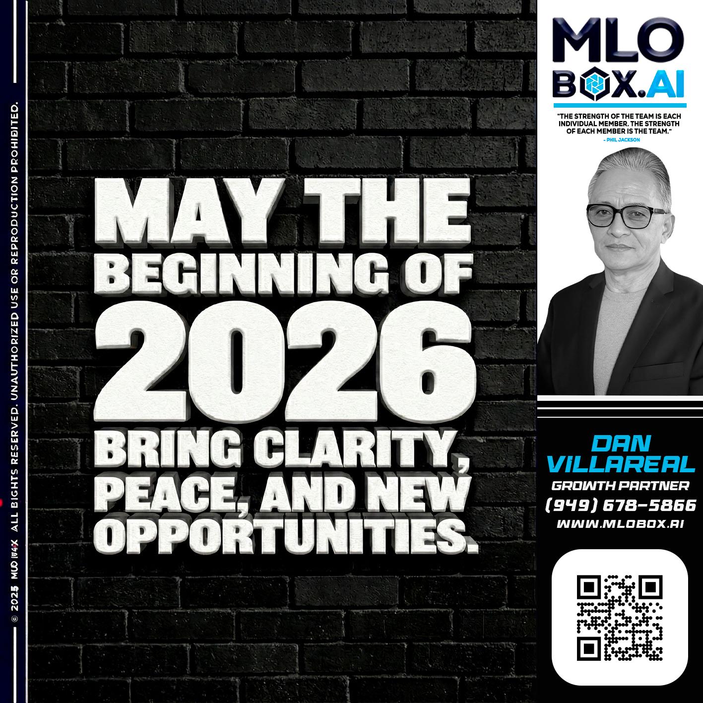 MAY THE 2026 - Dan Villareal -Mortgage Loan Originator
