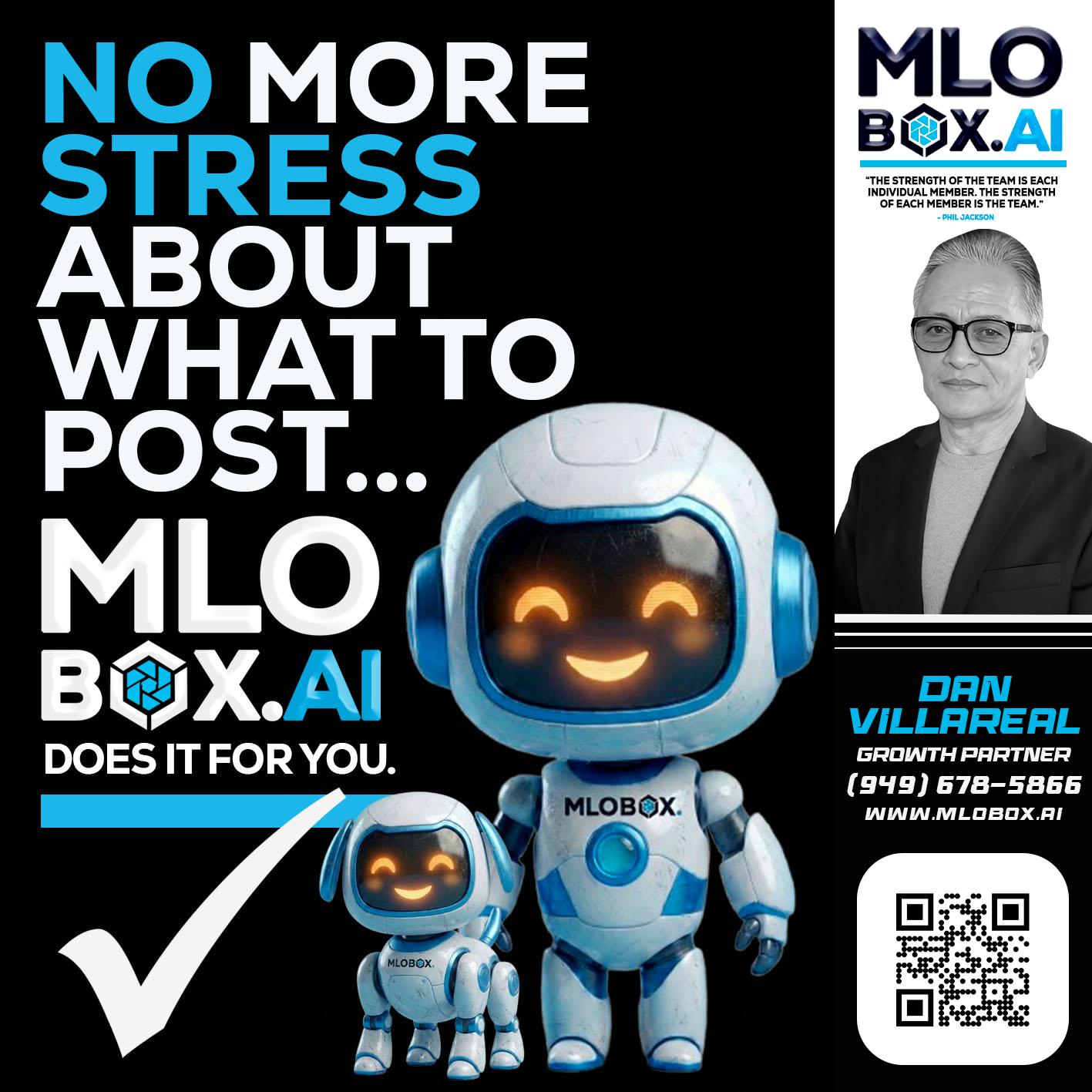 NO MORE STRESS - Dan Villareal -Mortgage Loan Originator