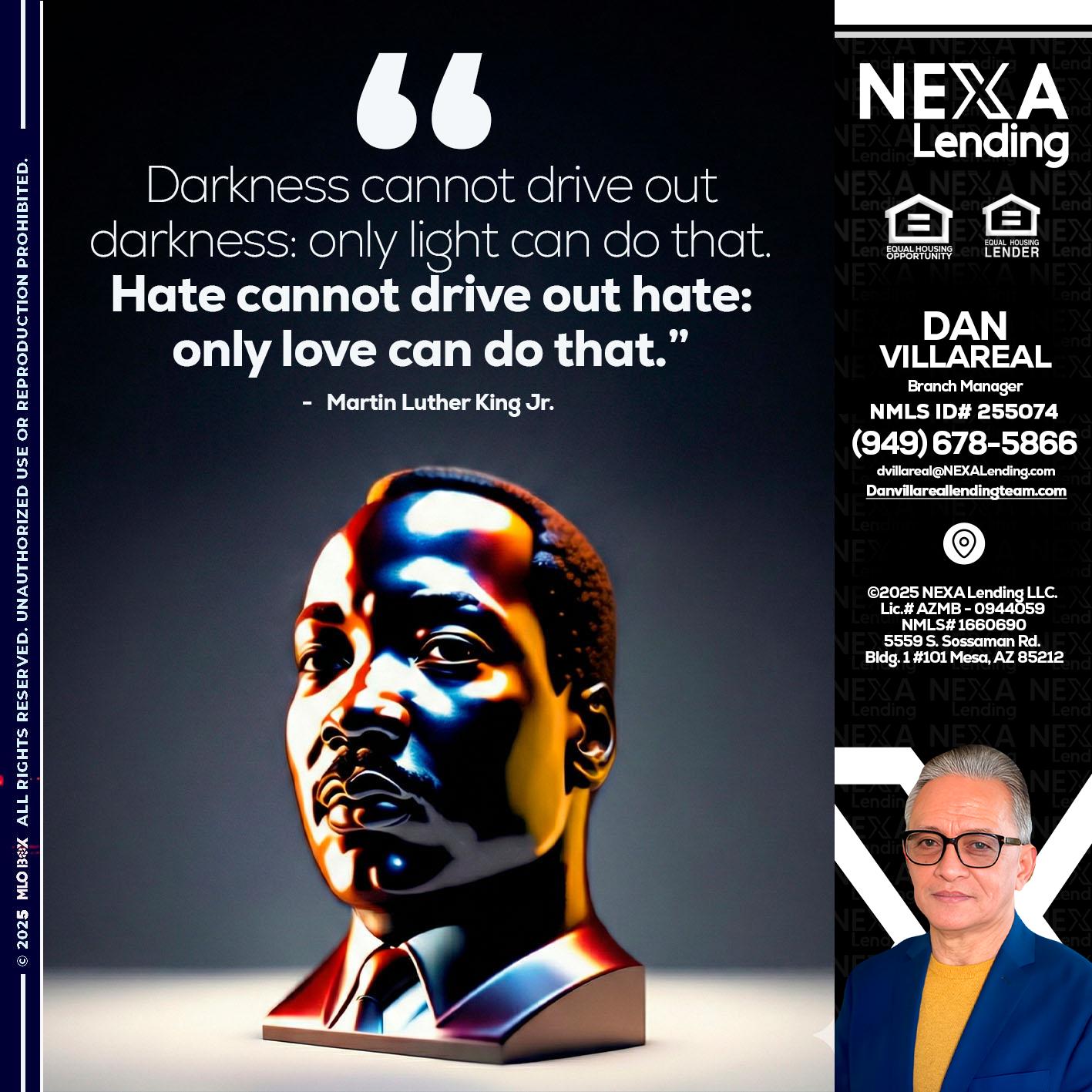 MLK 2026 - Dan Villareal -Mortgage Loan Originator