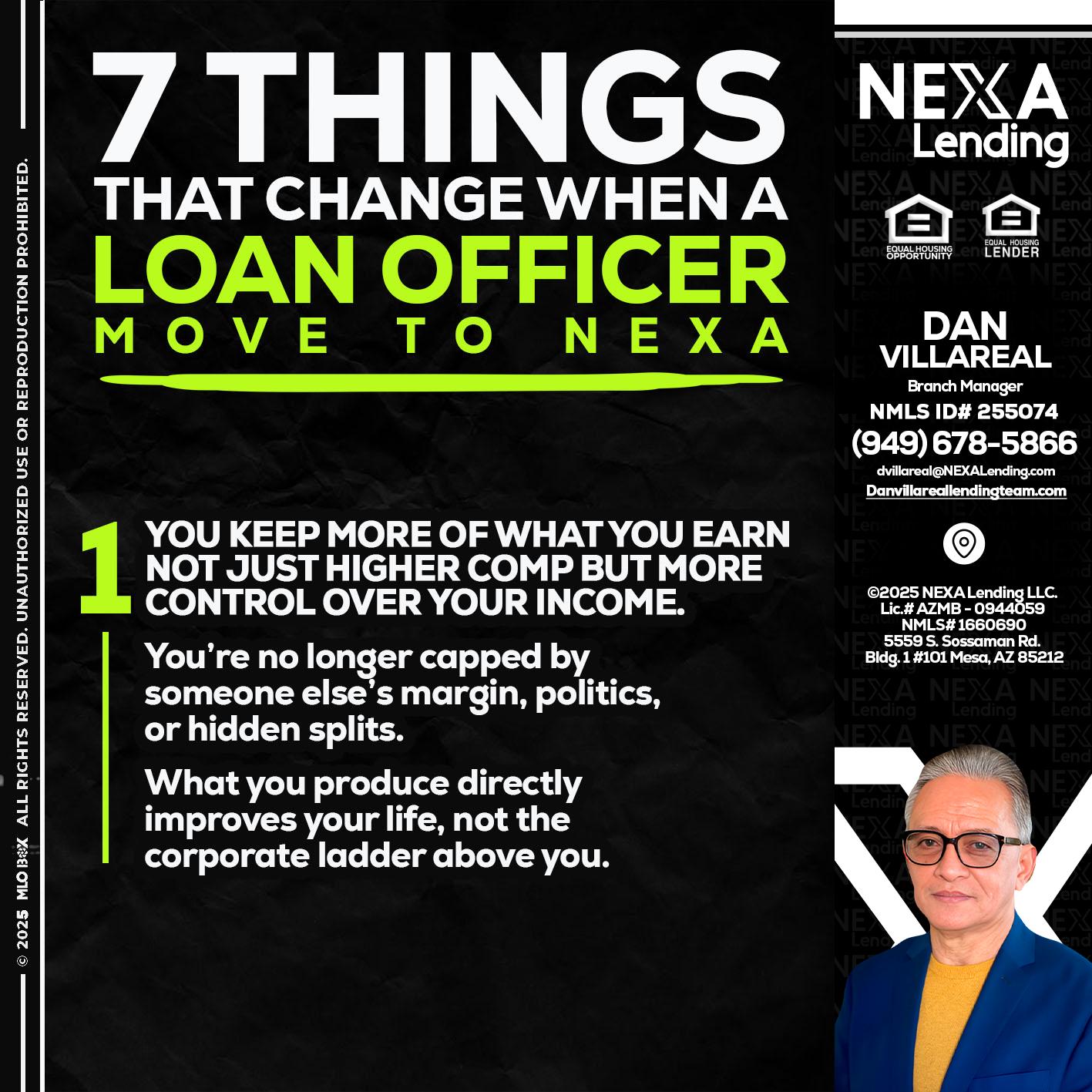 7 THINGS (1) - Dan Villareal -Mortgage Loan Originator