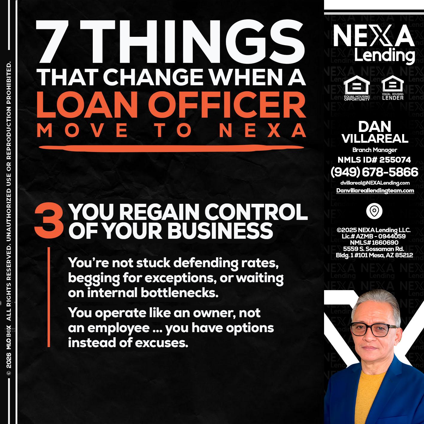 7 things (3) - Dan Villareal -Mortgage Loan Originator