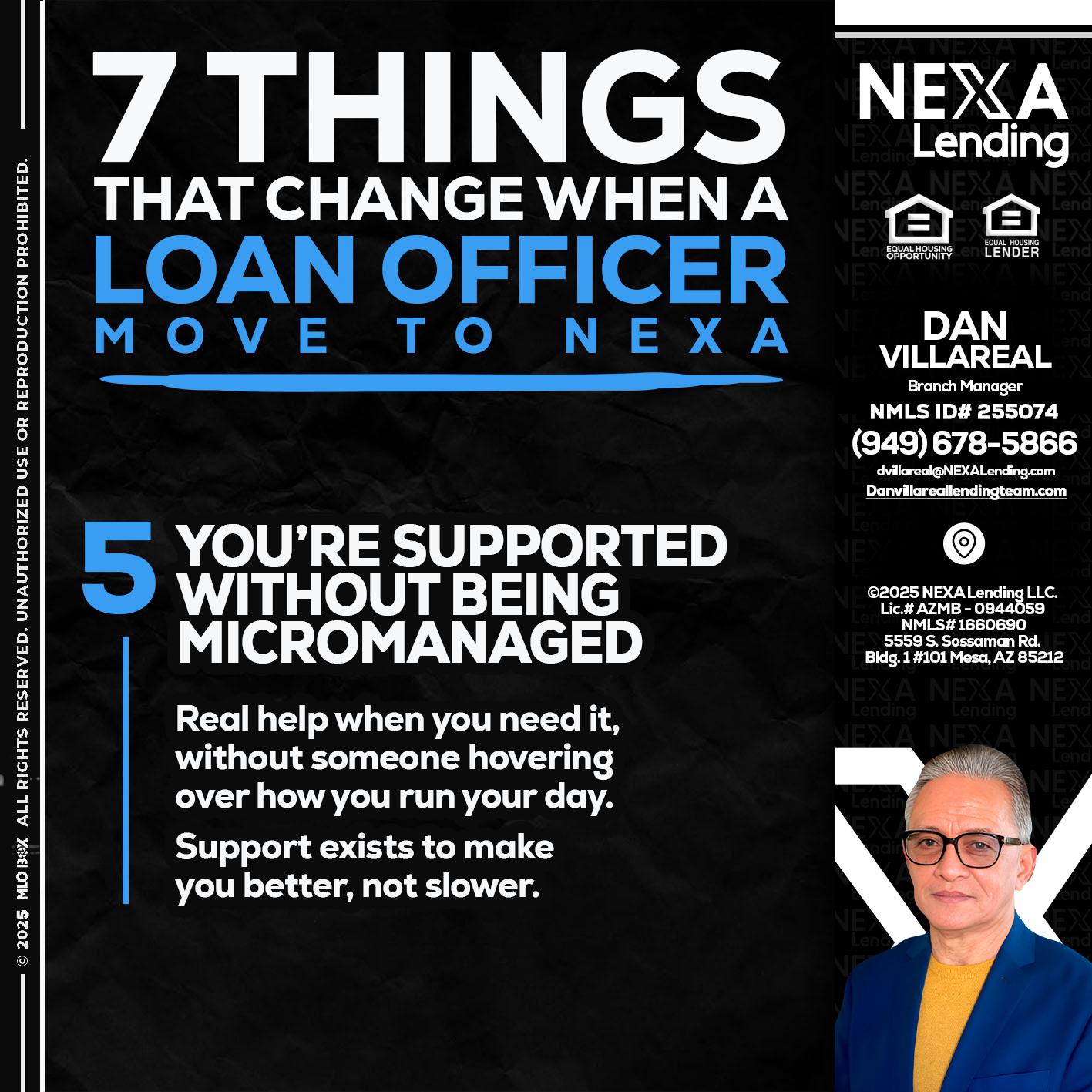 7 THINGS (5) - Dan Villareal -Mortgage Loan Originator