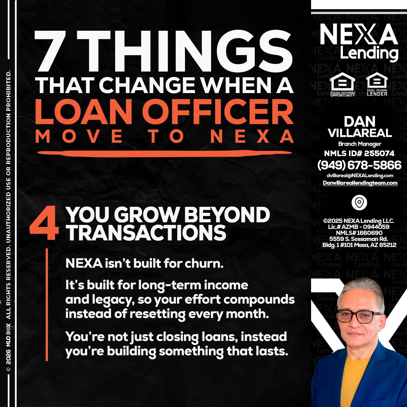 7 THINGS (4) - Dan Villareal -Mortgage Loan Originator