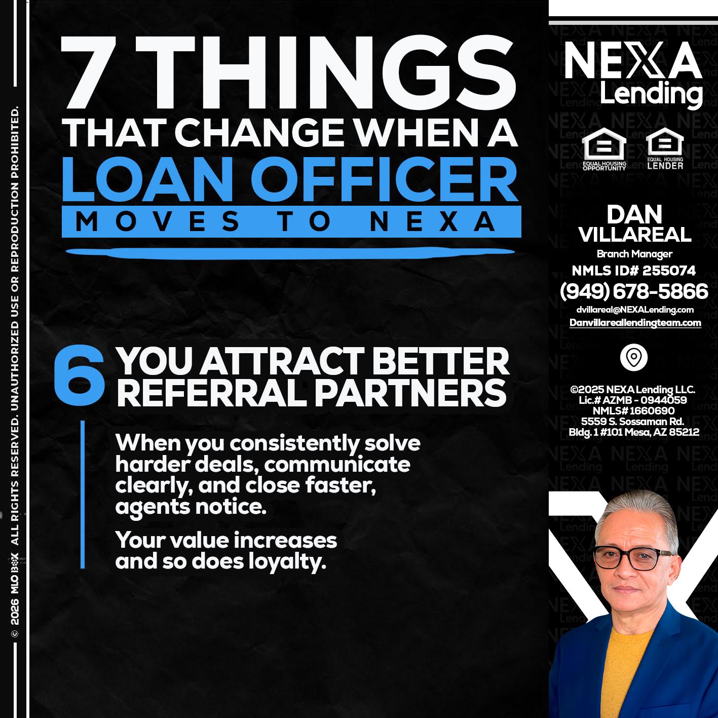7 THINGS (6) - Dan Villareal -Mortgage Loan Originator
