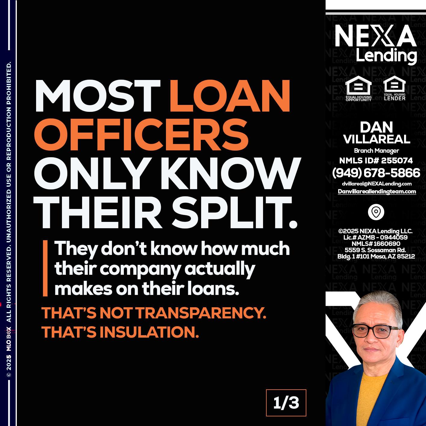 1 OF 3 - Dan Villareal -Mortgage Loan Originator