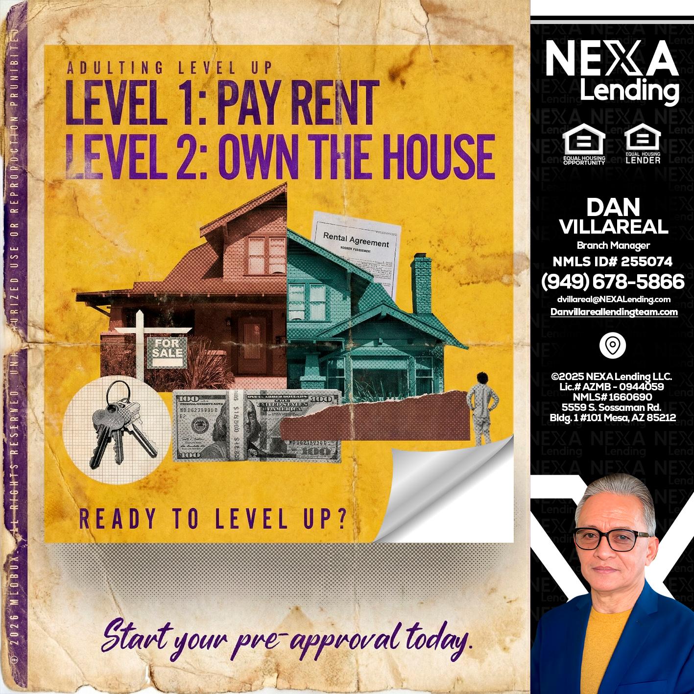 LEVEL 1 - Dan Villareal -Mortgage Loan Originator