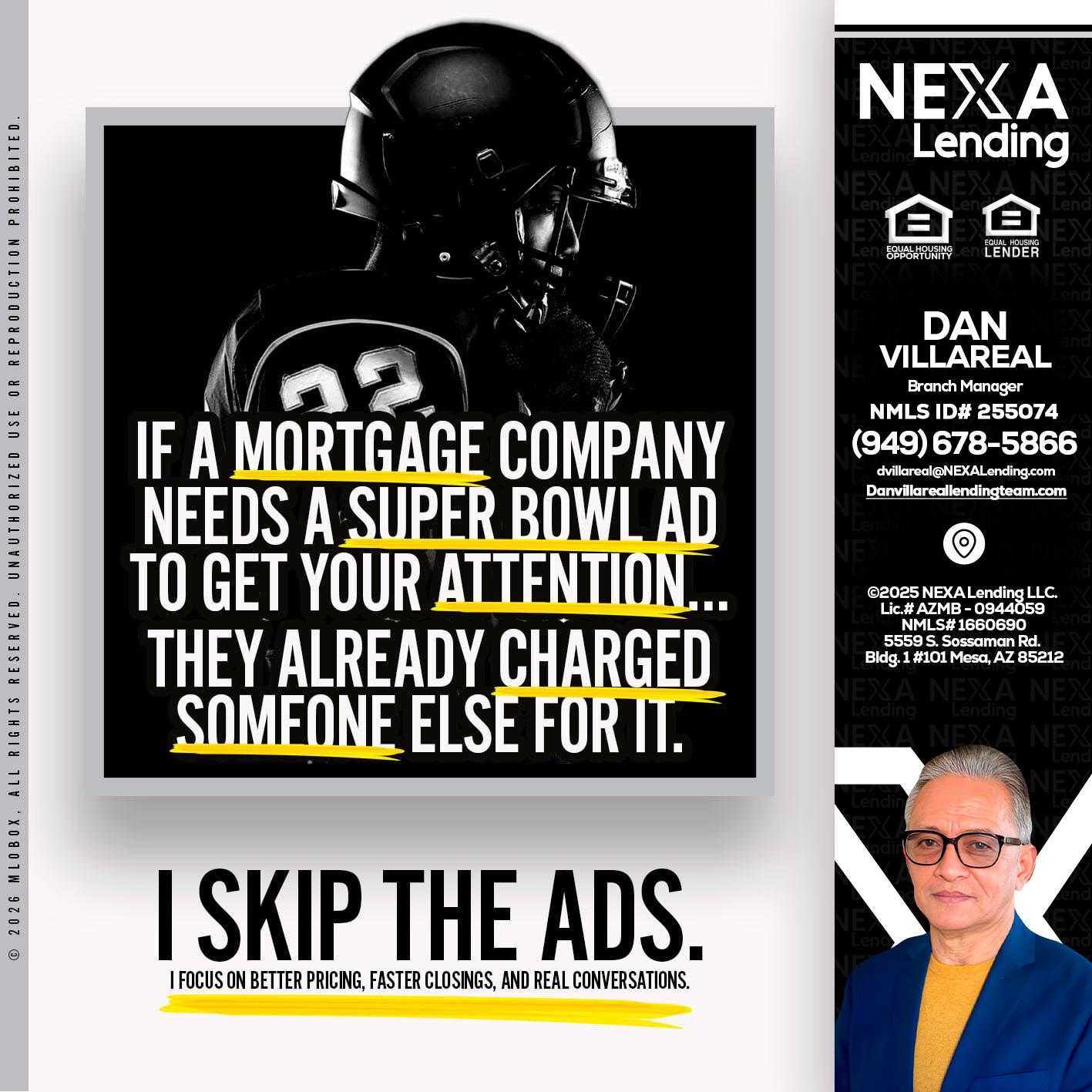 if a mortgage ad - Dan Villareal -Mortgage Loan Originator