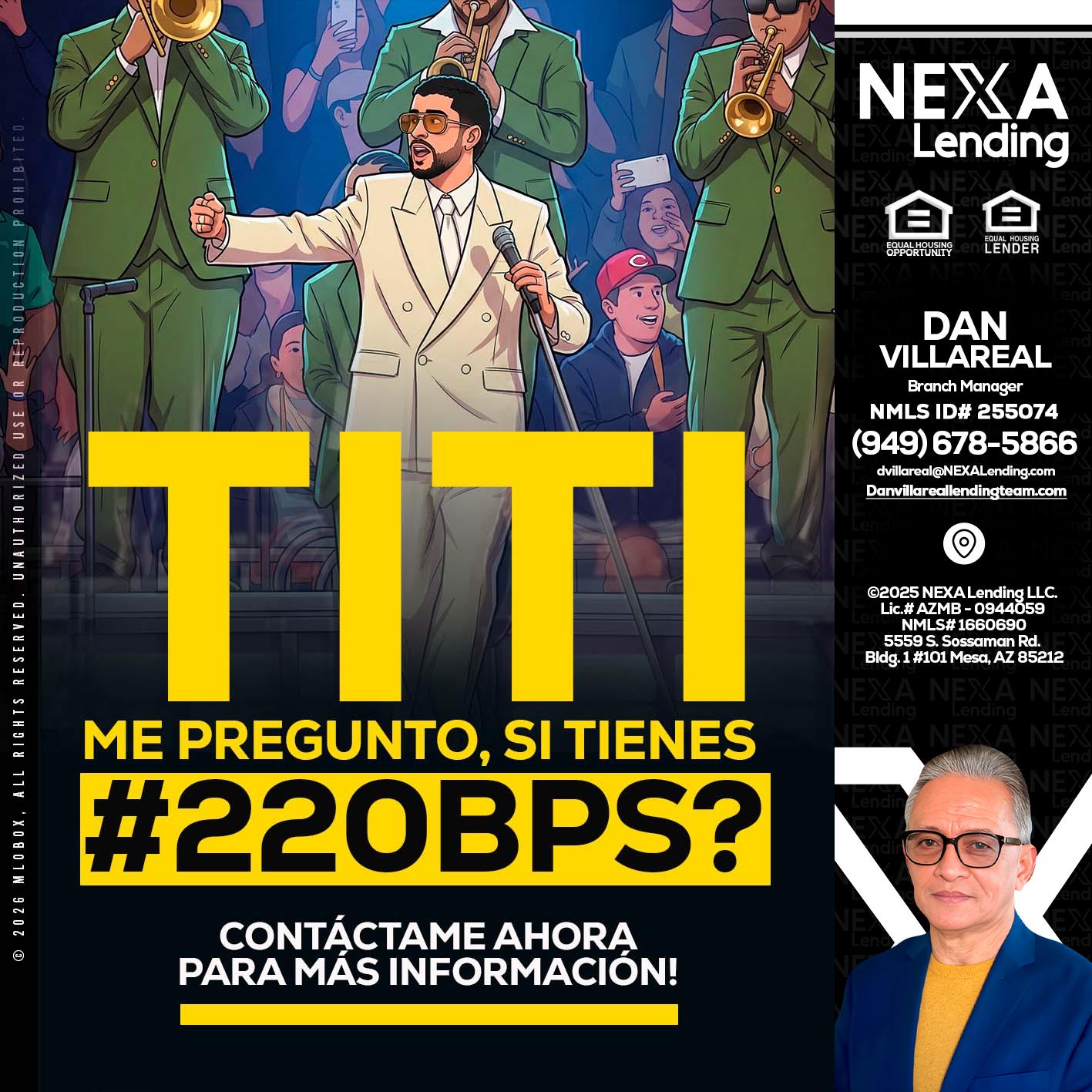 TITI ME PREGUNTO - Dan Villareal -Mortgage Loan Originator