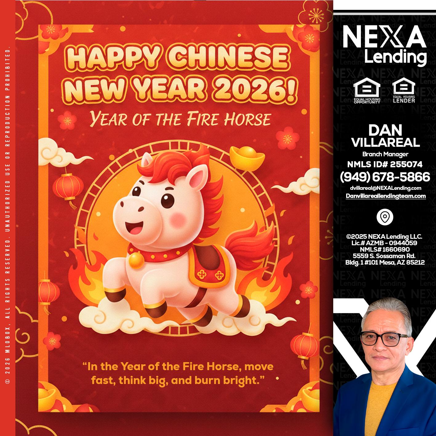 happy Chinese new year - Dan Villareal -Mortgage Loan Originator