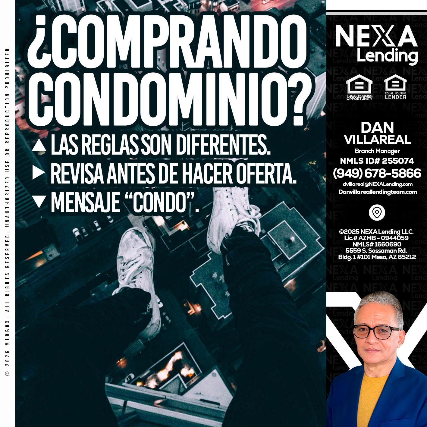 COMPRANDO CONDOMINIO? - Dan Villareal -Mortgage Loan Originator