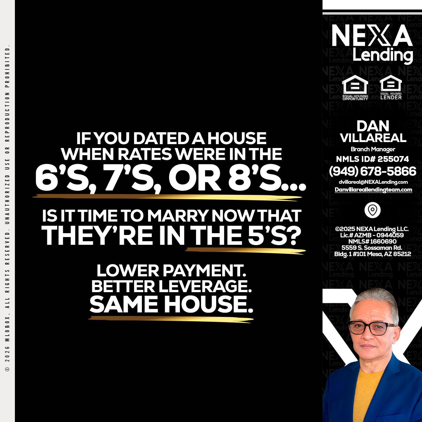 if you dated a house - Dan Villareal -Mortgage Loan Originator