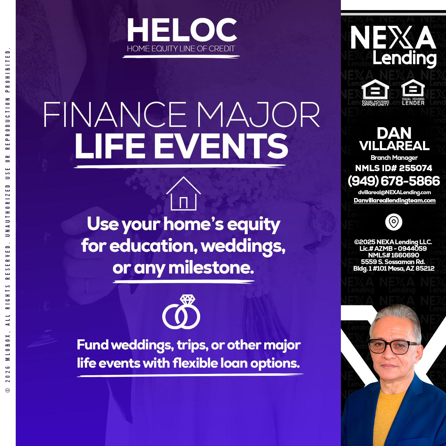 HELOC - Dan Villareal -Mortgage Loan Originator