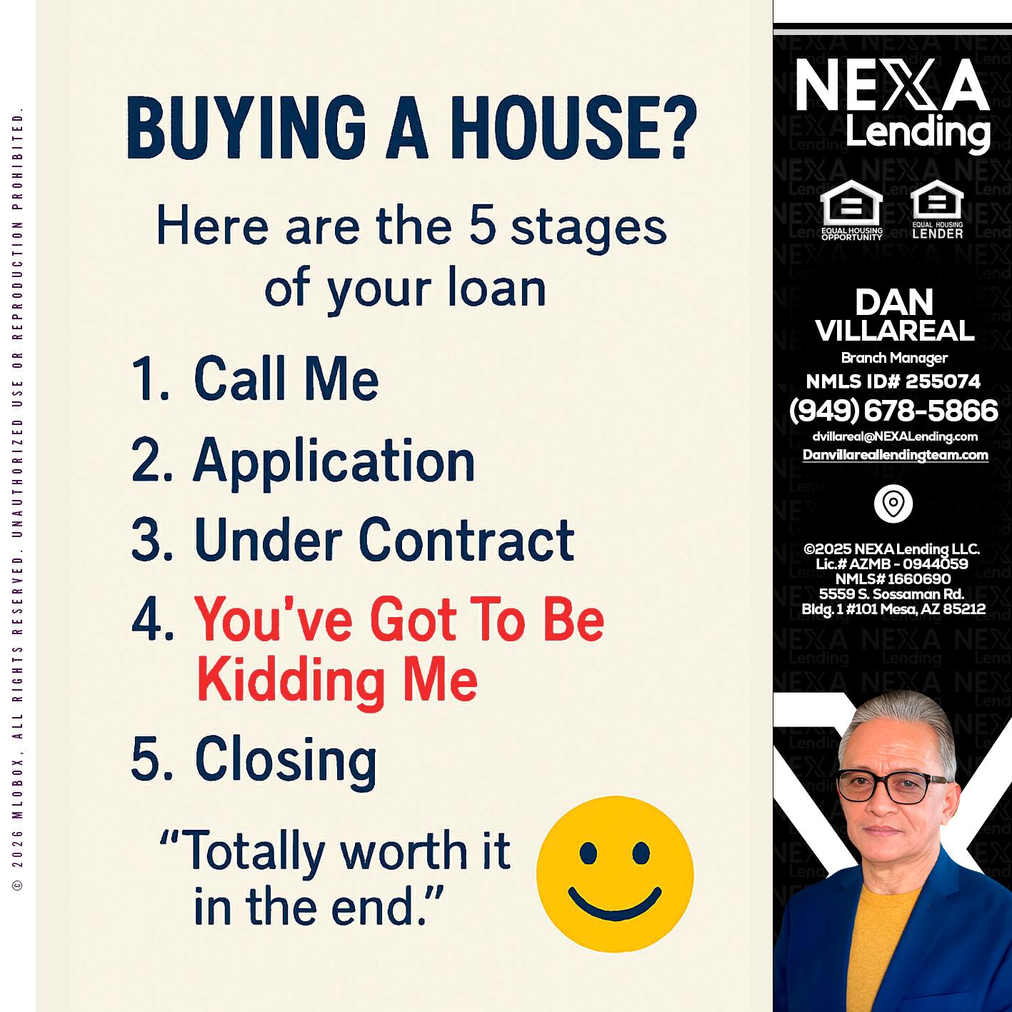 BUYING A HOUSE - Dan Villareal -Mortgage Loan Originator