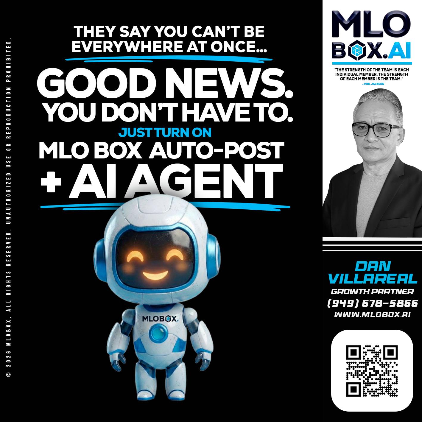 GOOD NEWS - Dan Villareal -Mortgage Loan Originator