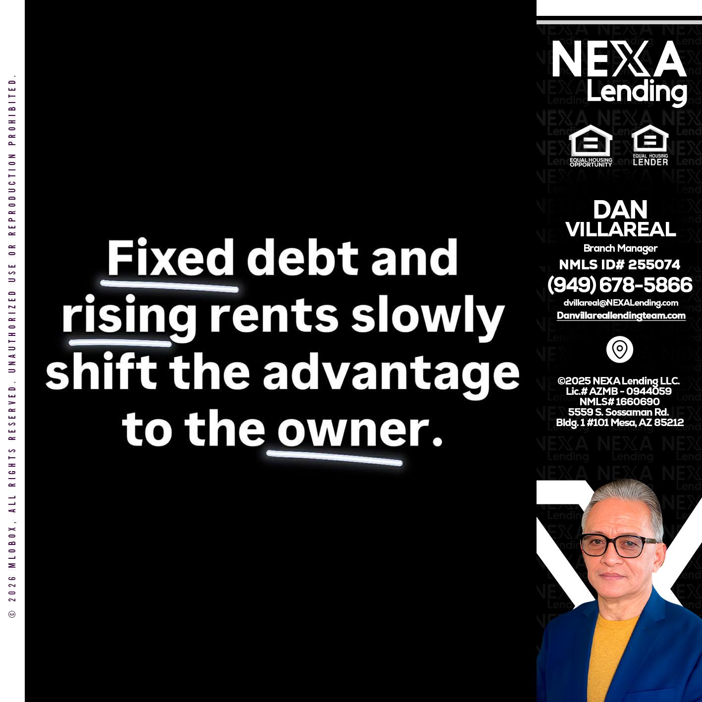 FIXED DEBT - Dan Villareal -Mortgage Loan Originator