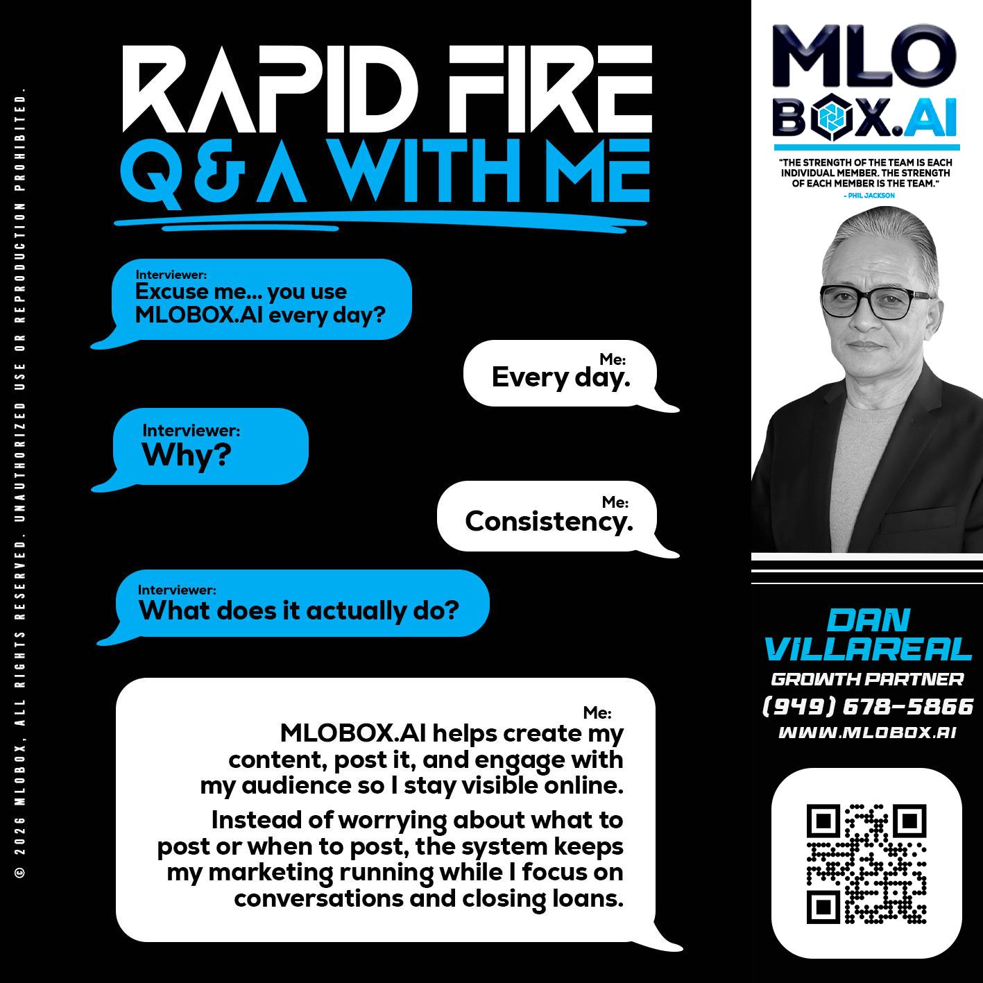 RAPID Q&A - Dan Villareal -Mortgage Loan Originator
