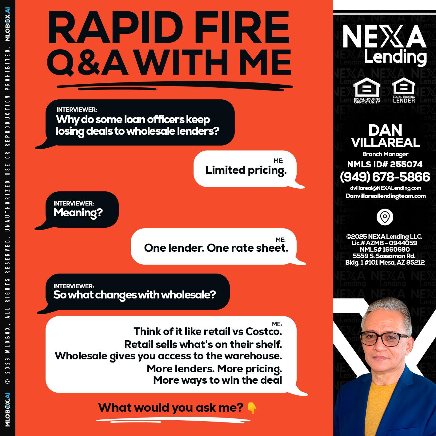 Q&A - Dan Villareal -Mortgage Loan Originator