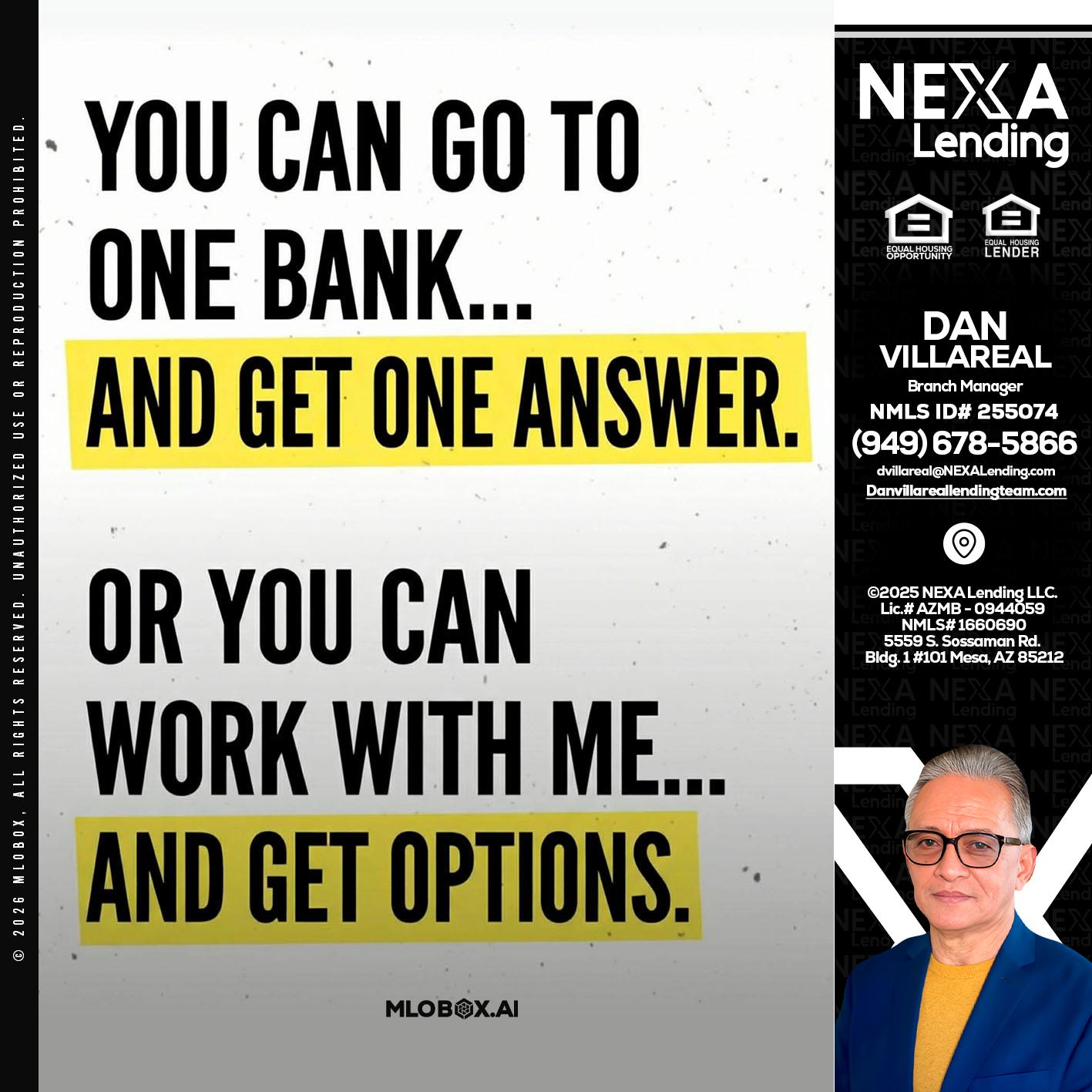 YOU CAN GO TO - Dan Villareal -Mortgage Loan Originator
