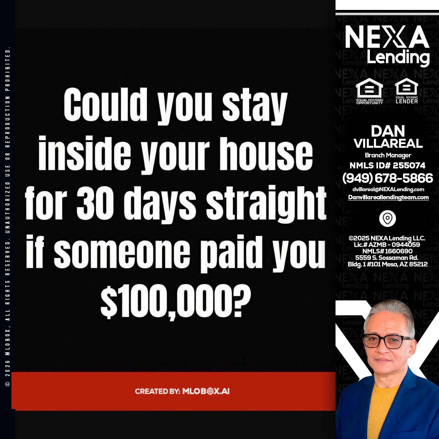 COULD YOU STAY - Dan Villareal -Mortgage Loan Originator