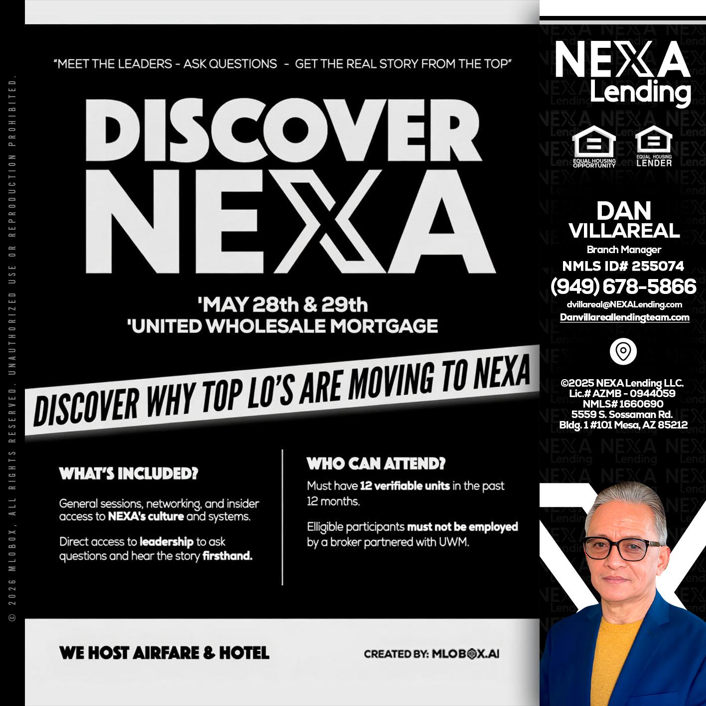 DISCOVER NEXA - Dan Villareal -Mortgage Loan Originator