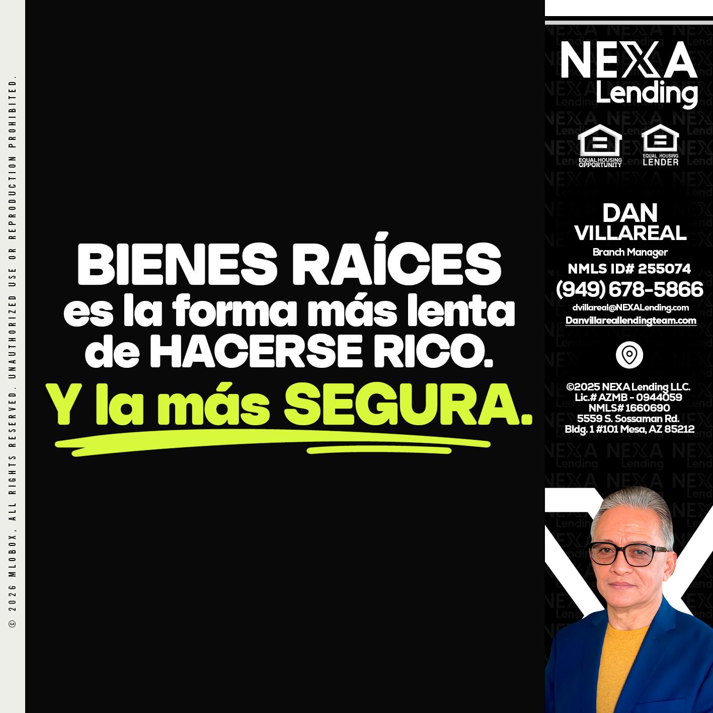 bienes raíces - Dan Villareal -Mortgage Loan Originator