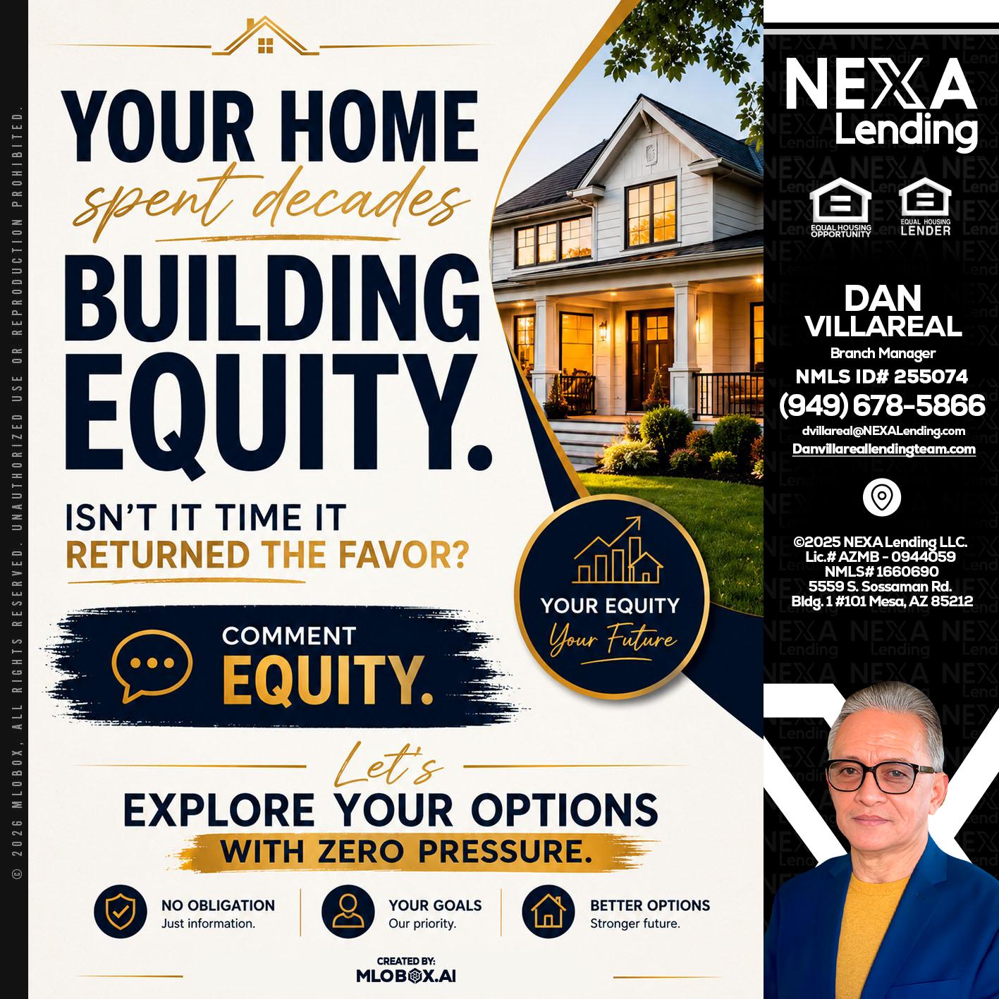 building equity - Dan Villareal -Mortgage Loan Originator