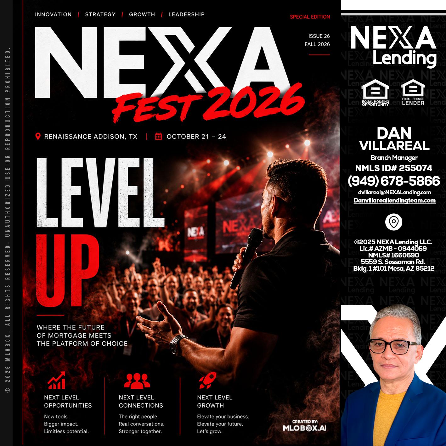 NEXA FEST 2026 - Dan Villareal -Mortgage Loan Originator