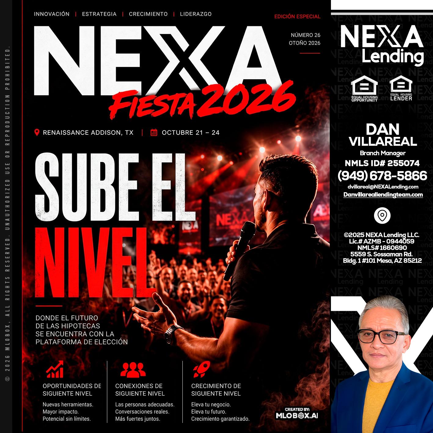 NEXA fiesta 2026 - Dan Villareal -Mortgage Loan Originator