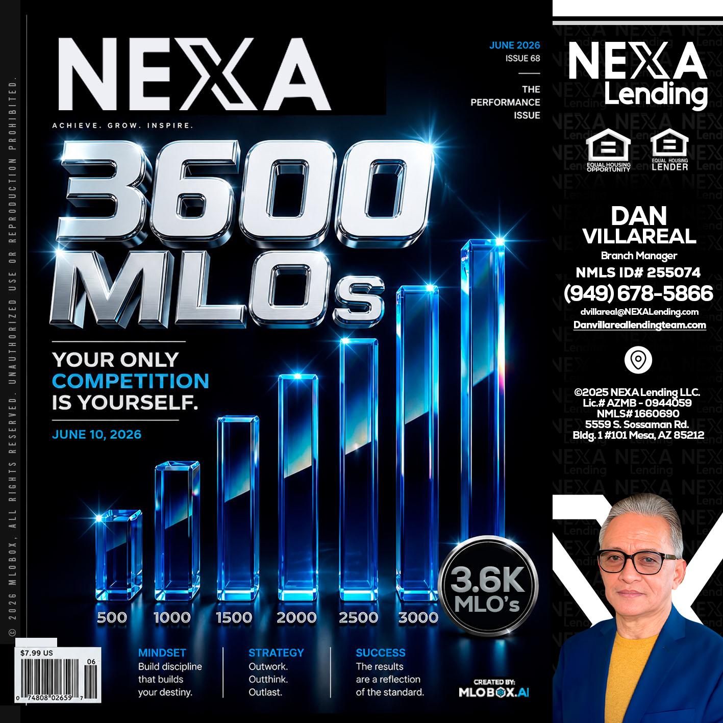 3600 MLOs - Dan Villareal -Mortgage Loan Originator