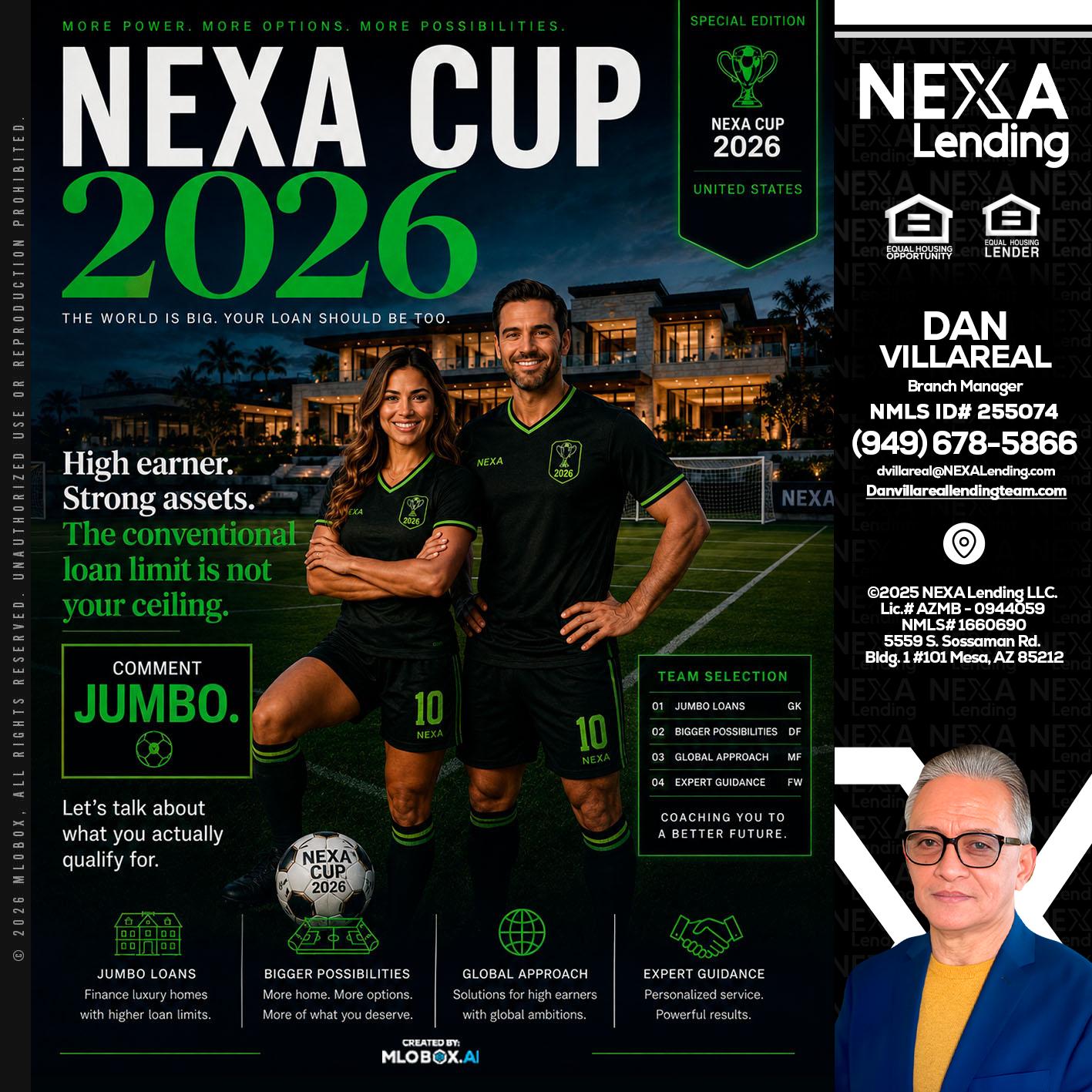 NEXA CUP 2026 - Dan Villareal -Mortgage Loan Originator