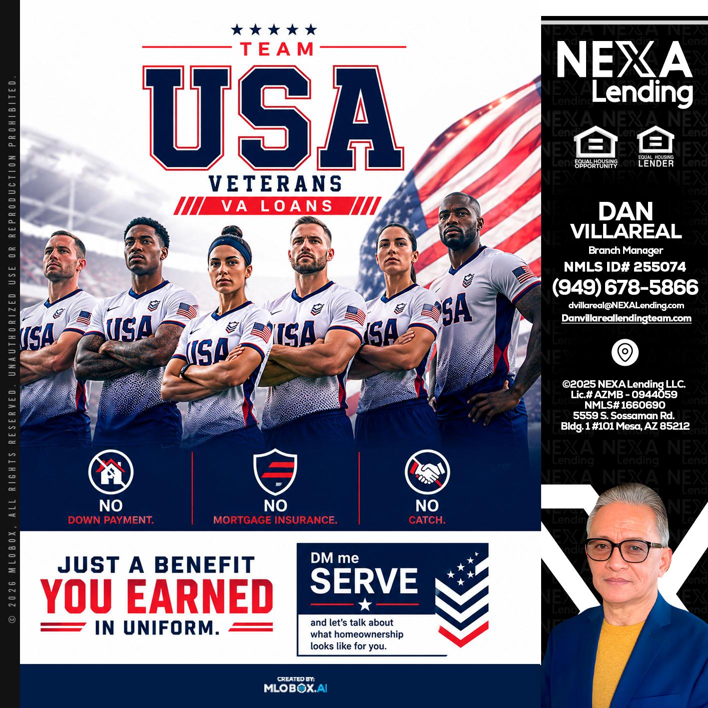 USA TEAM - Dan Villareal -Mortgage Loan Originator