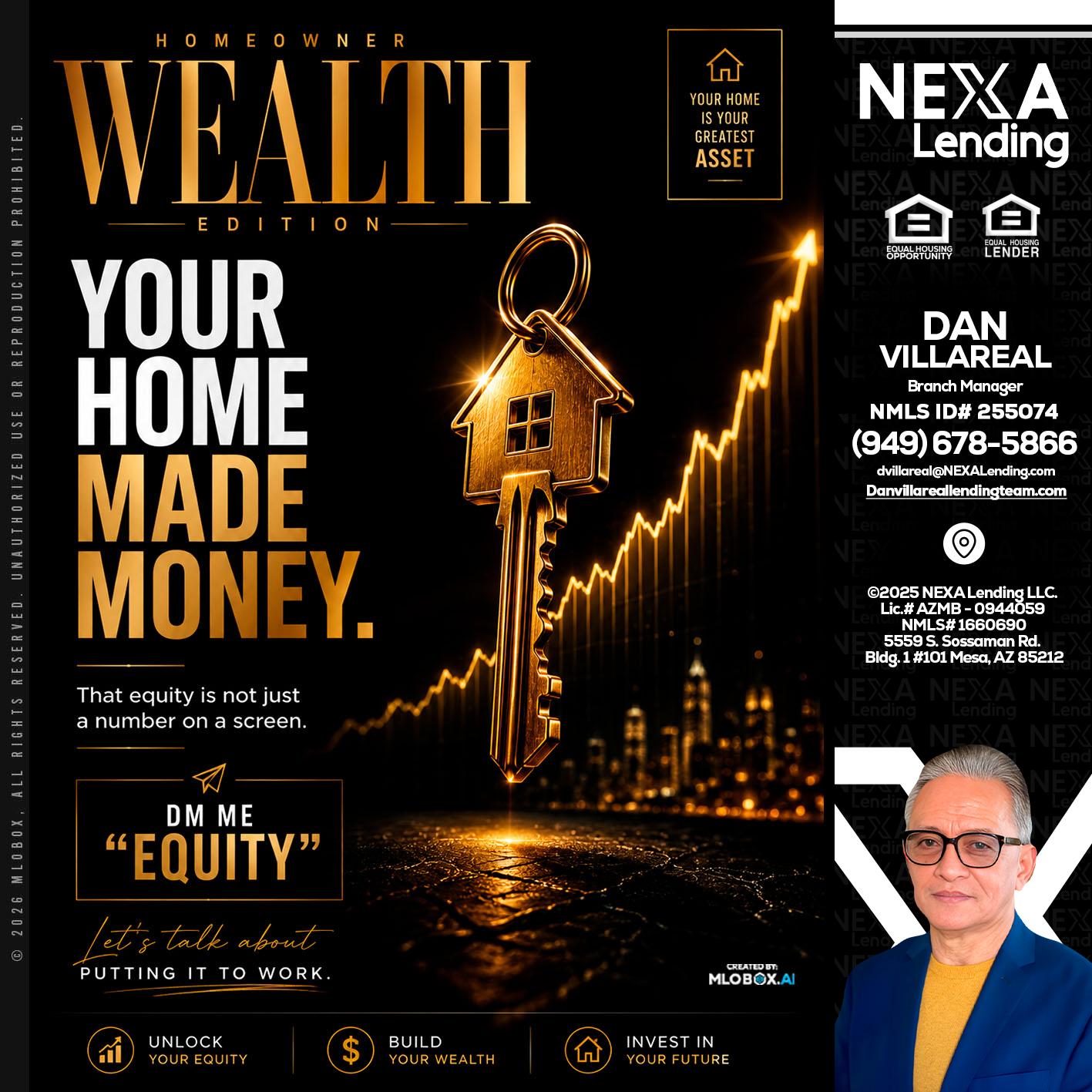 YOUR HOME MADE - Dan Villareal -Mortgage Loan Originator