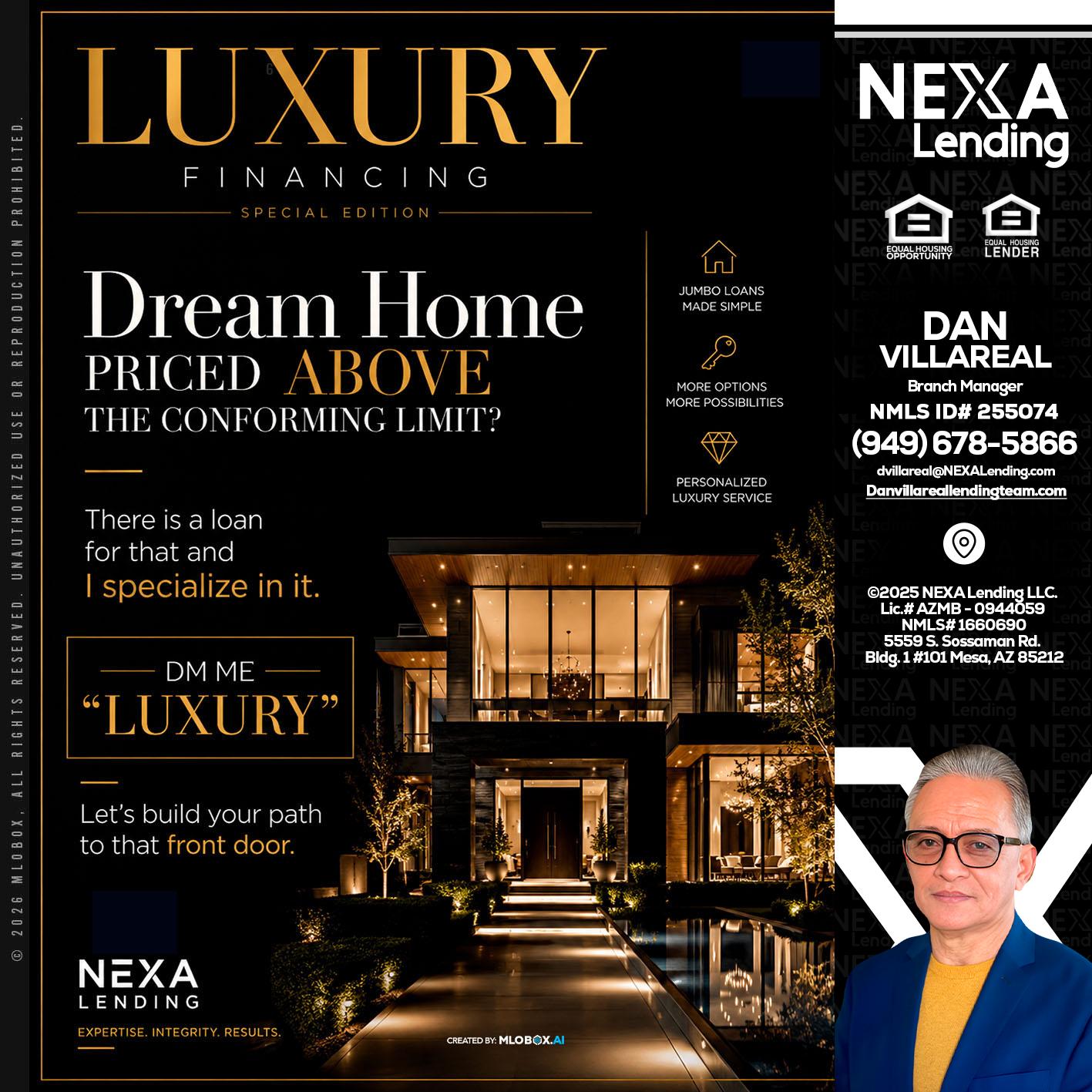 LUXURY - Dan Villareal -Mortgage Loan Originator