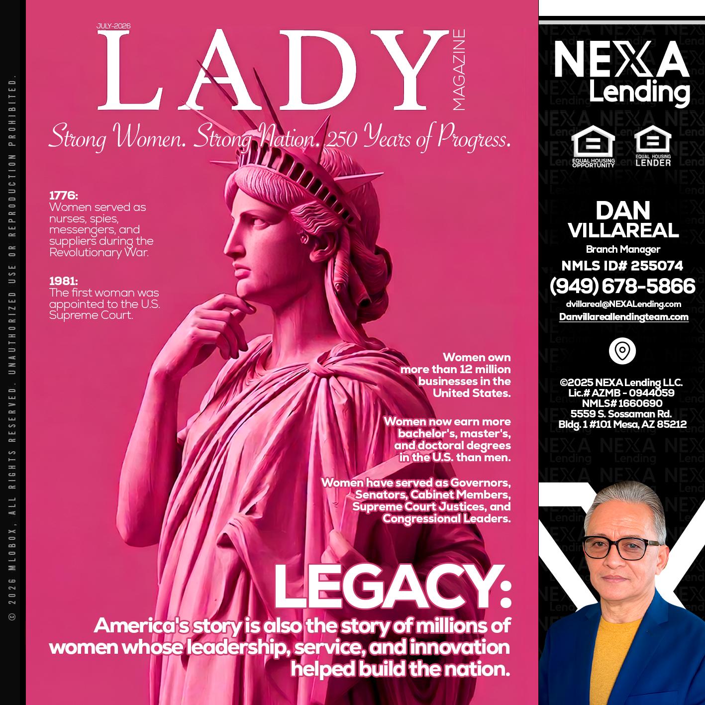 LADY LIBERTY! - Dan Villareal -Mortgage Loan Originator