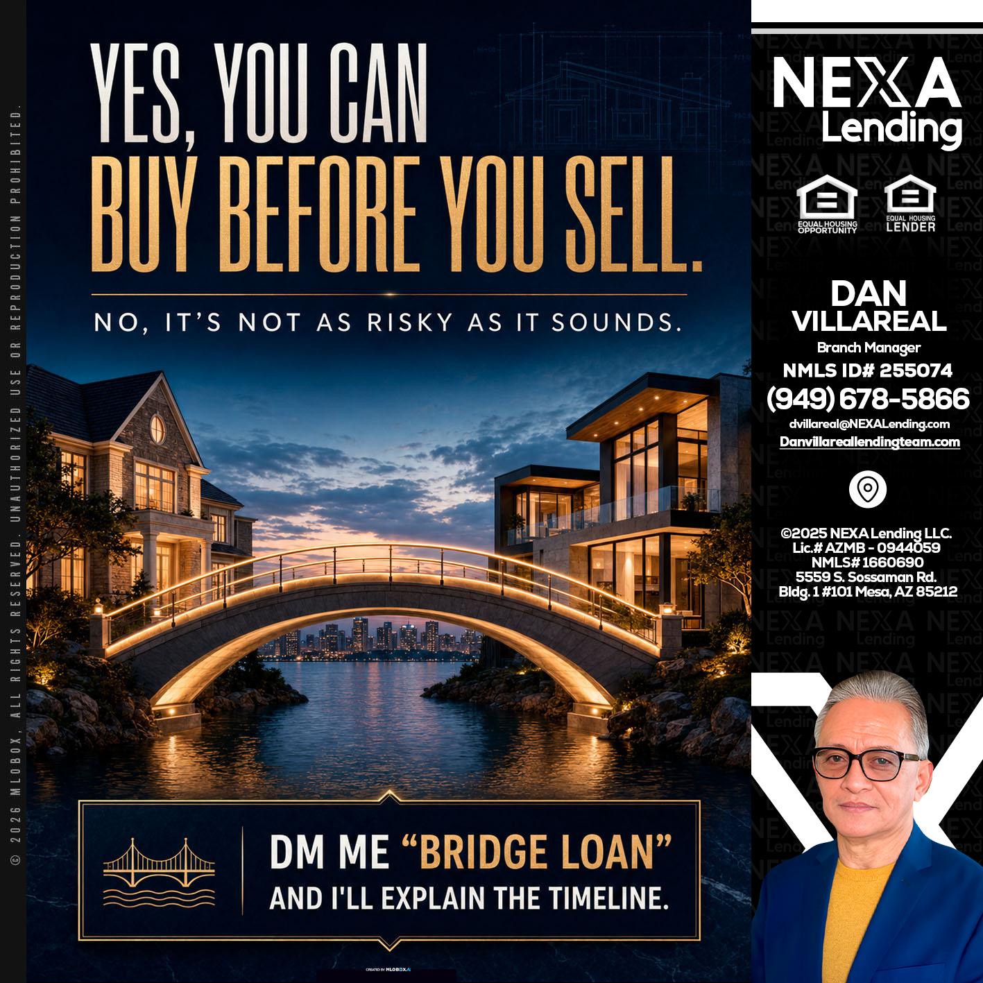 YES, YOU CAN - Dan Villareal -Mortgage Loan Originator