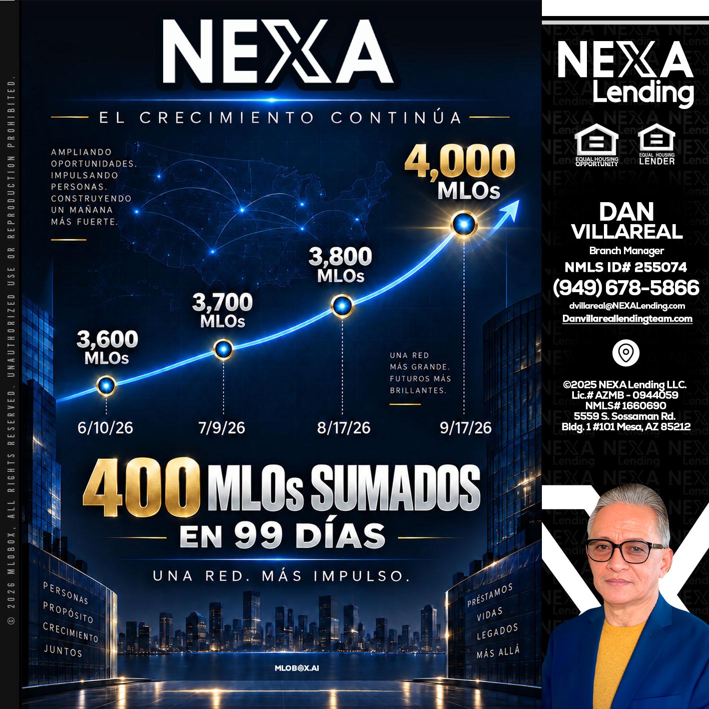 NEXA 4 MIL MLOs - Dan Villareal -Mortgage Loan Originator