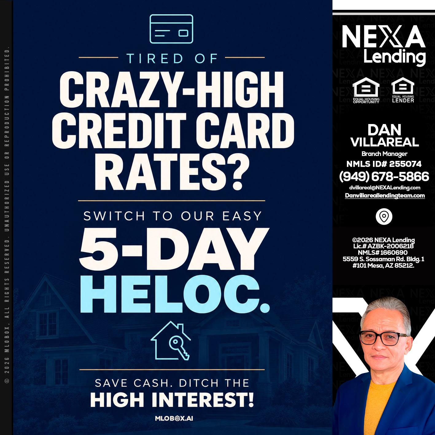 crazy high - Dan Villareal -Mortgage Loan Originator