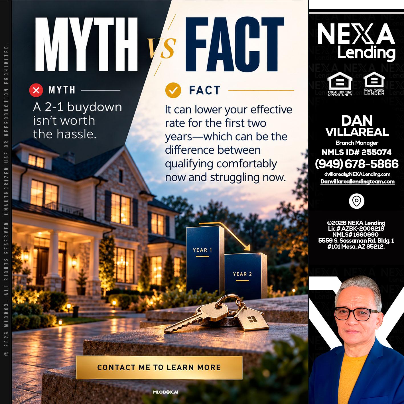 MYTH VS FACT - Dan Villareal -Mortgage Loan Originator