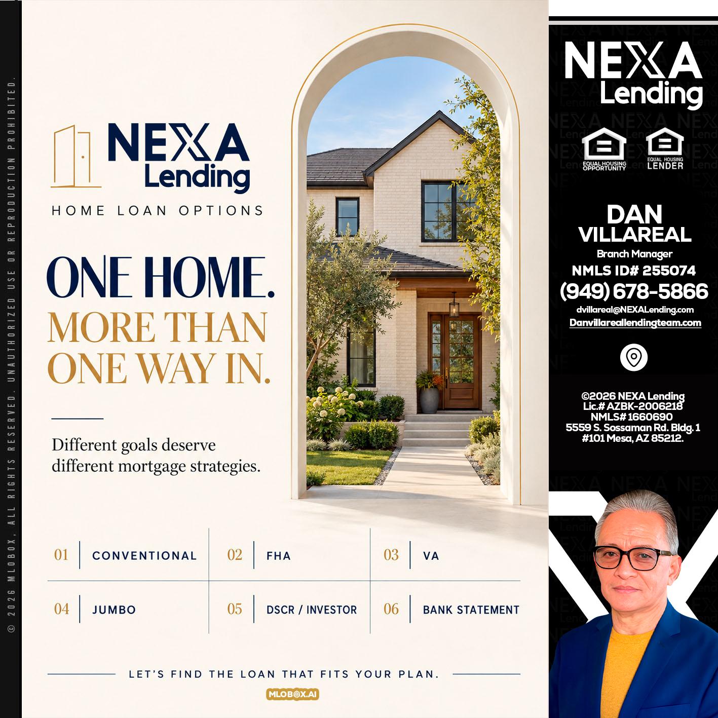 ONE HOME - Dan Villareal -Mortgage Loan Originator